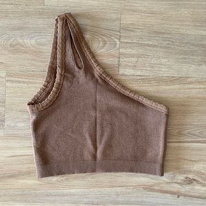 Out from Under Honeycomb Seamless Asymmetrical Bra Top